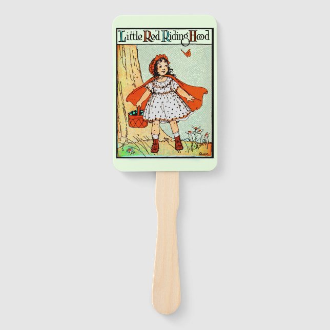 Éventail Petit Chaperon Rouge Vintage Mignon (Devant)