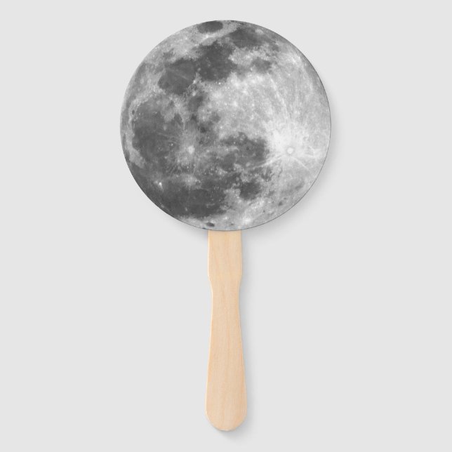 Éventail Pleine lune lunatique (Devant)