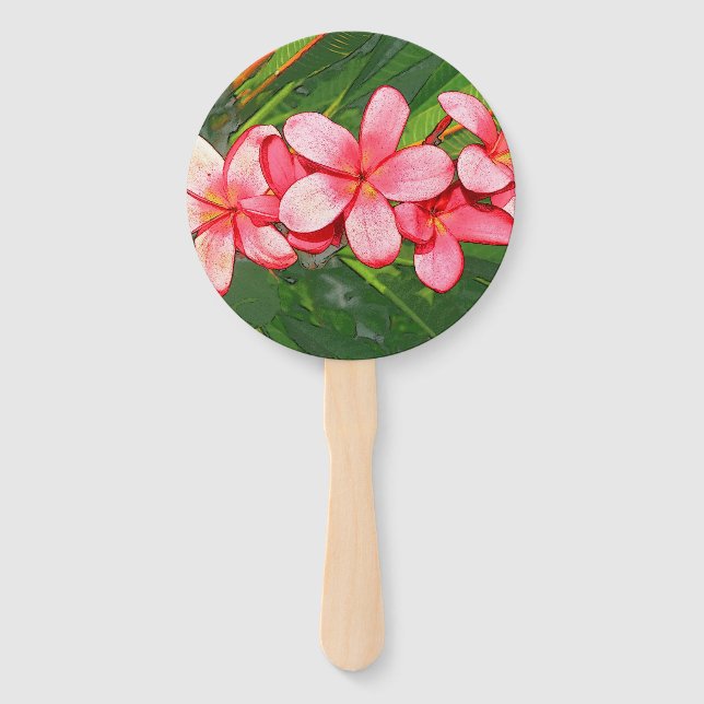 Éventail Plumeria (Devant)