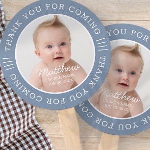 Éventail Pour Lui Saint Merci Baptême Pour Venir Photo