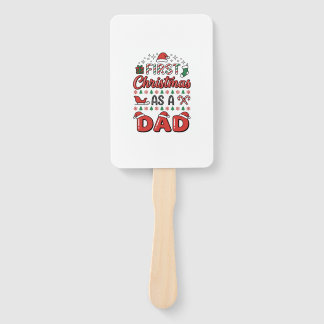 Éventail Premier Noël Papa Fête