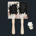 Éventail Premium Black Elegant Pampas Grass Tropical Jungle<br><div class="desc">Pampas Grass Tropical Jungle Wedding Programme Hand Fan #pampasgrass #jungleMarriage #jungleinvitation #coralMarriage #weddingmenu #désertwedding #lasvegasMariage #terracottaMarriage #peachMarriage #pampasweddingmenu #pampas #terracotta #coral #peach #naturalMarriage #driedgrass #driedpampas #driedpampas #pampas #pampas mariage isabimariage #nature</div>