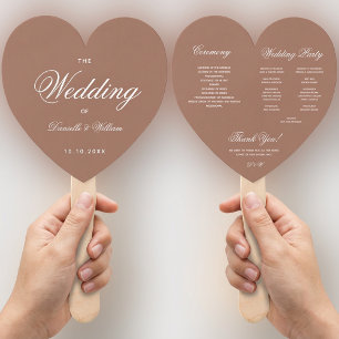Éventail Programme de mariage Brown pour les orteils neutre