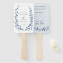 Programme de mariage de jardin français victorien 