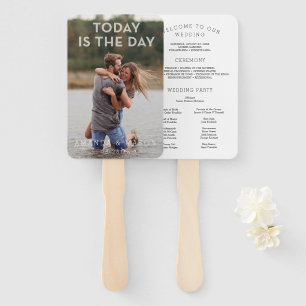 Éventail Programme de mariage moderne fans aujourd'hui avec