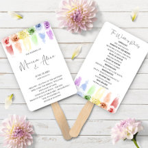 Programme de ventilateur Mariage arc-en-ciel