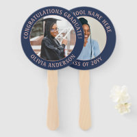 Quote 2 Photo Marine Bleu rose Moderne Graduation