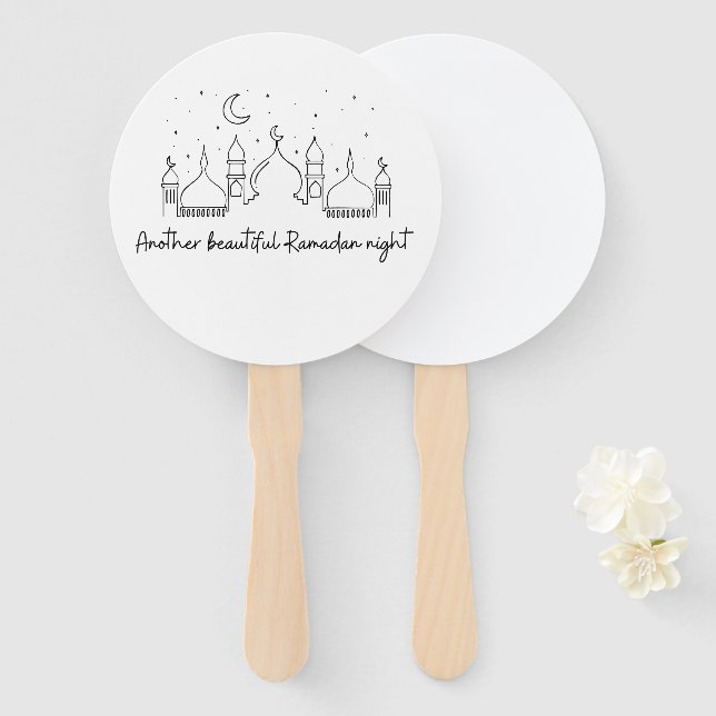 Éventail RAMADAN RAMADAN KAREEM RAMADAN MUBARAK T-shirt Mag (Devant et derrière)