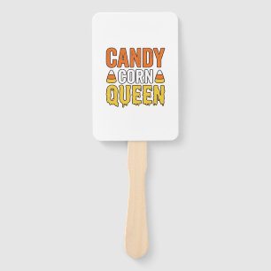 Éventail Reine de Candy Corn Design de T-Shirt Halloween Vi