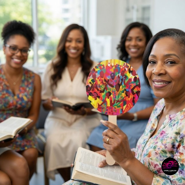 Éventail Réjouissez-Vous Et Sentez L'Esprit Saint (It’s the fan everyone keeps asking about)