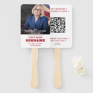Éventail Republican Party Campaign Personalized QR & Photo