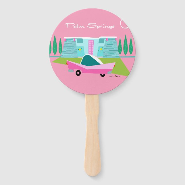 Éventail Ressorts de Palm Rose rétro Ensemble de ventilateu (Devant)