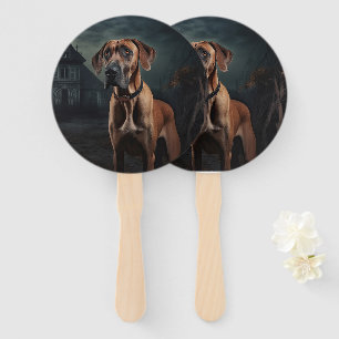 Éventail Ridgeback rhodésien Halloween Épouvantable