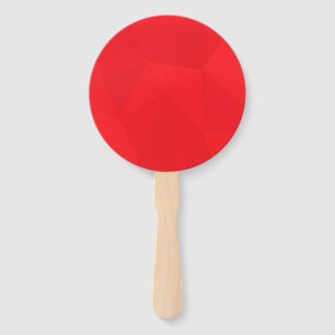 Éventail Rouge, cool, unique, tendance, conception géométri