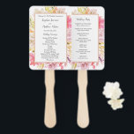 Éventail Rustic Desert Succulents Cérémonie Mariage Program<br><div class="desc">Ces programmes de mariage d'amoureux ont des succulents d'aquarelle rustique. Un côté du fan a la cérémonie et l'autre liste la fête de la mariée. Ces programmes de mariage font partie d'une collection qui comprend une gamme complète de papeterie mariage correspondante comme les invitations de mariage, les cartes-réponses, les cartes...</div>