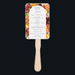 Éventail Rustic Marsala Burange Orange Fall Wreath Programm<br><div class="desc">Éléments : florales d'automne vibrantes contre un arrière - plan de pêche pâle. Polices serif classiques. Couleurs : marsala,  orange,  sienne brûlée,  prune,  vert,  pêche. Thèmes : rustique,  automne,  automne,  boho,  bohème,  pays,  vintage. Collection : Rustic Marsala Burnt Orange Fall Wreath Collection Mariage. Type de produit : Programme</div>