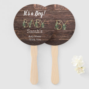 Éventail Rustique c’est un Baby shower de slogan mignon gar