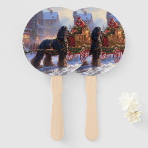 Éventail Saison de Noël Cocker Spaniel