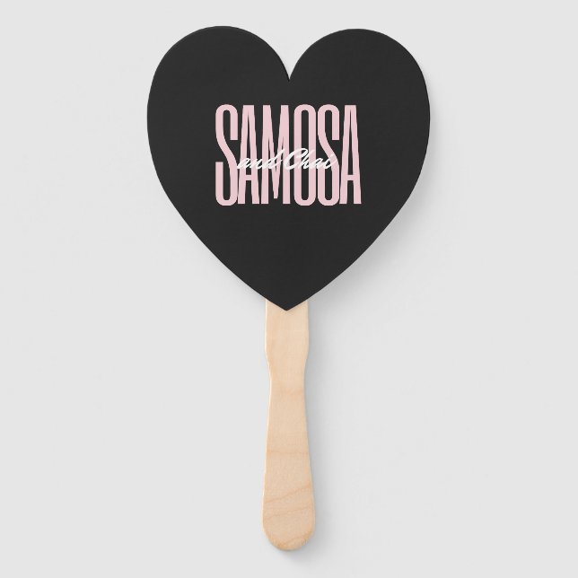 Éventail samosa et chai T-shirt (Devant)