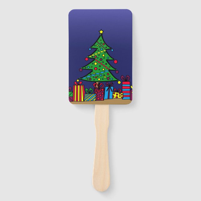 Éventail sapin de Noël (Devant)