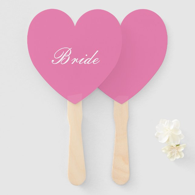 ÉVENTAIL SIGNE DE BRIDE, FÊTE DES MARIÉES (Devant et derrière)