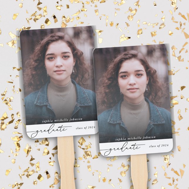 Éventail Simple Moderne Script de la partie photo (Créateur téléchargé)