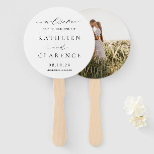 Éventail Simple Photo officielle Mariage classique traditio