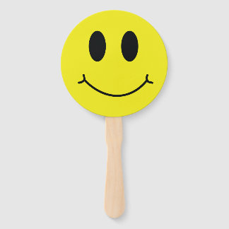 Éventail Soyez heureux Grinning Face Drôle