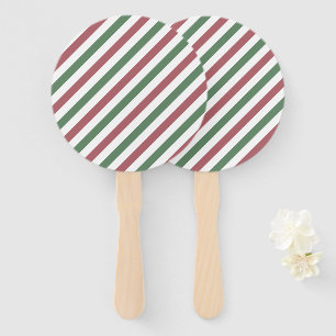 Éventail Stripes de Noël