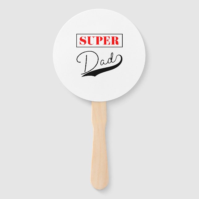 Éventail Super papa (Devant)