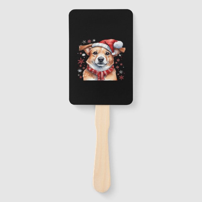 Éventail T-Shirt classique Dog chrismes (Devant)