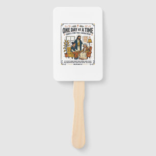 Éventail T-shirt graphique Jésus Soignant Parents Âgés Chri