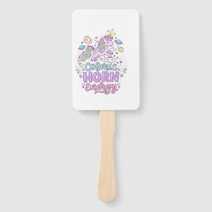 Éventail T-shirt graphique pastel mignon énergie corne cosm