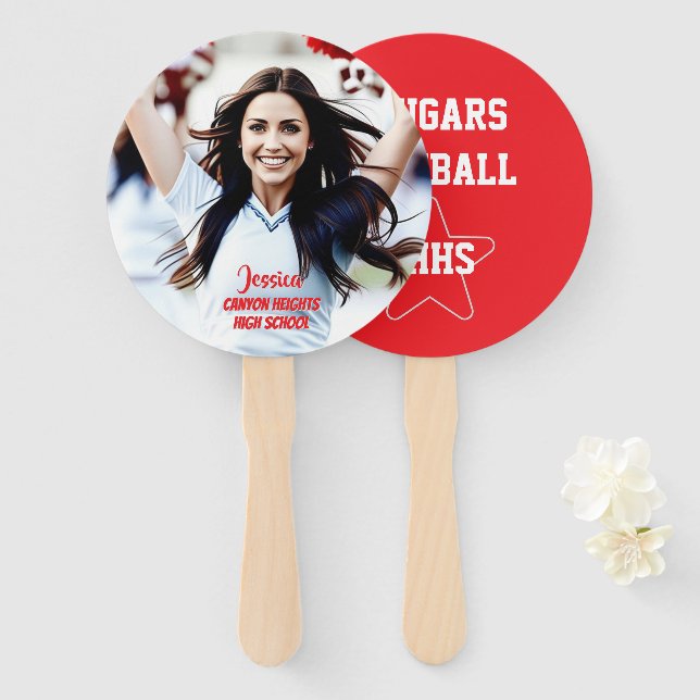 Éventail Team Spirit Fan Wavers | Set of 10 Fans (Devant et derrière)