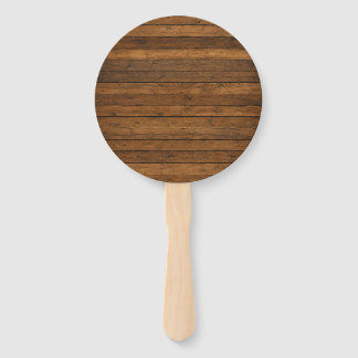 Éventail Texture en bois