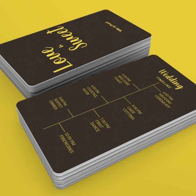 Éventail Thème de Mariage doré noir riche (Try out this wedding programs details hand fan which will be more useful to your guests for outdoor)