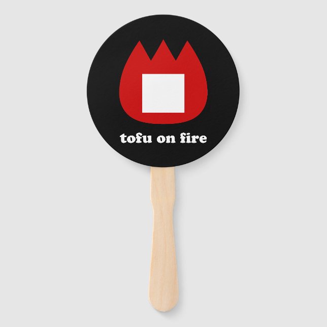 Éventail 📛 tofu en feu (Devant)