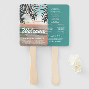 Éventail Tropical Beach Destination Wedding Program