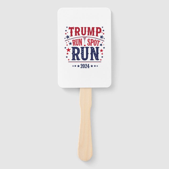 Éventail Trump Run Spot Run Funny Election Debate (Devant)