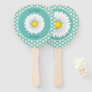 Éventail Turquoise Plutôt Petite Faisée Personnalisé Pad