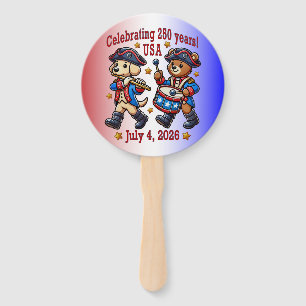 Éventail USA 250th Anniversary Souvenir - Patriotique