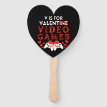 V est pour les jeux vidéo drôles Saint-Valentin Ga