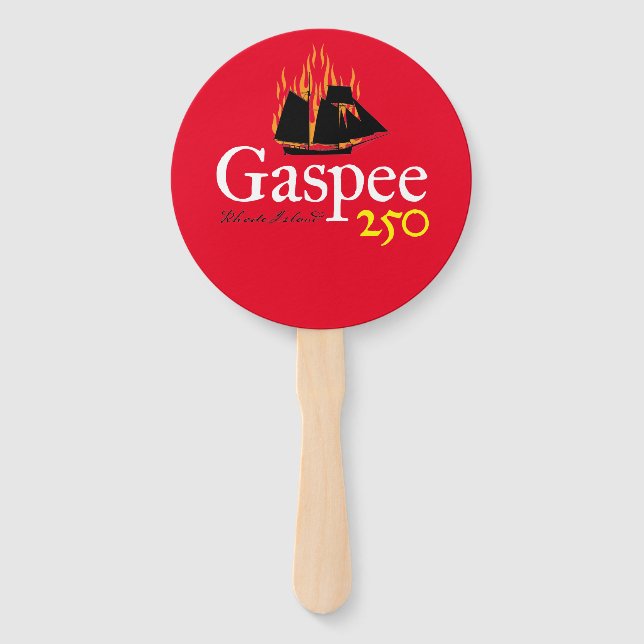 Éventail Ventilateur à main DAR Gaspee250 - Logo rustique s (Devant)