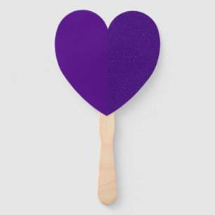 Éventail Ventilateur de coeur pourpre mi-mat, mi-bruit (per