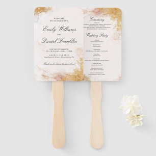 Éventail Ventilateur du programme de mariage classique en m