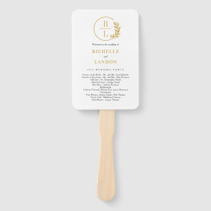 Éventail Ventilateur du programme de mariage COULEUR ÉDITAB