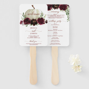 Éventail Ventilateur du programme de Mariage de automne Cit