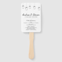 Ventilateur du programme de mariage Mason Jars. Me