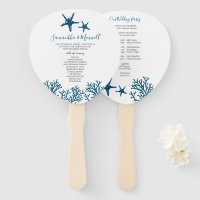 Ventilateur du programme de mariage Tropical Blue 
