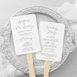 Éventail Ventilateur du programme moderne de mariage au cha